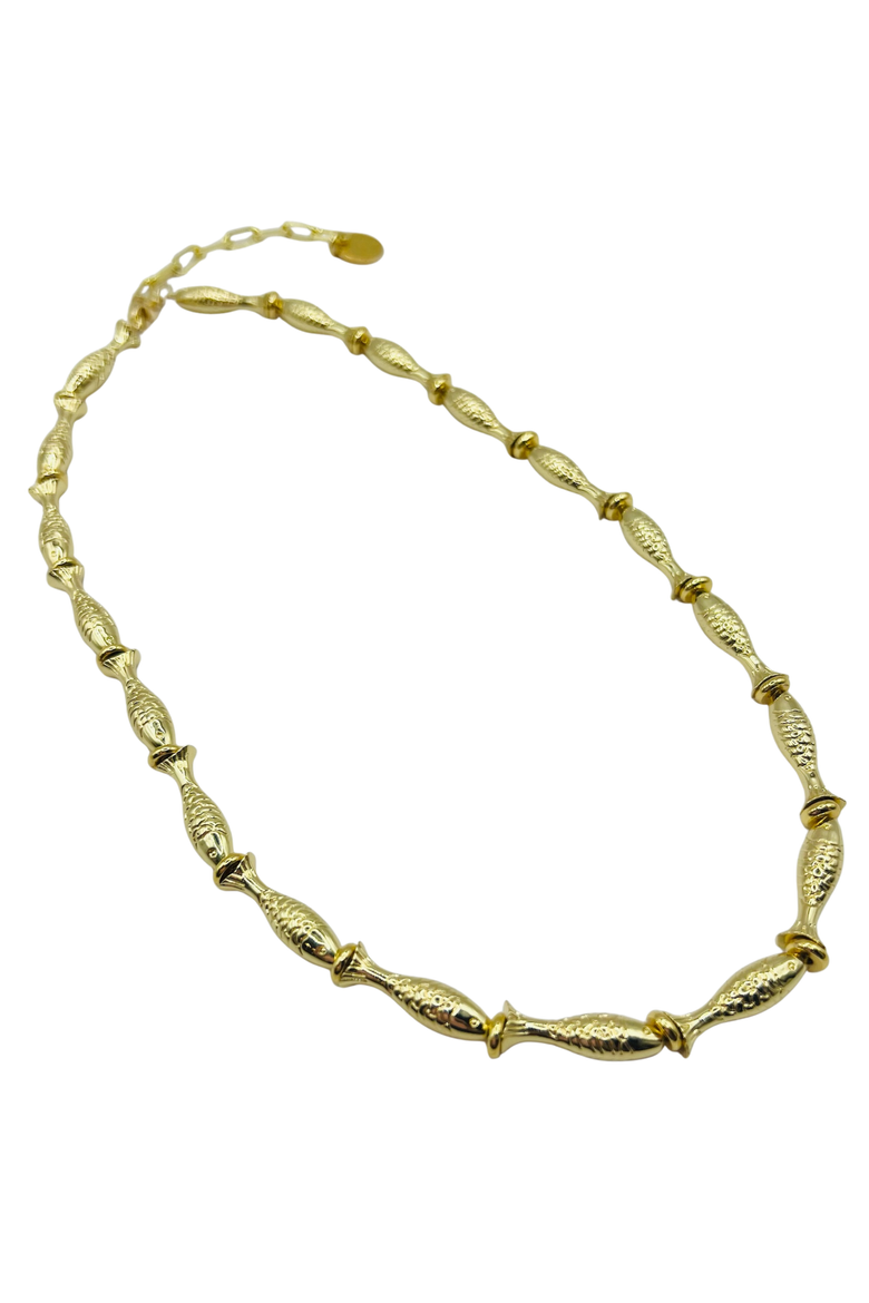 Catch of the Day Necklace, Alternate, color, Gold