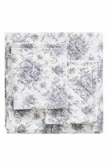 MELANGE HOME Petit Toile Flannel Quilt Set