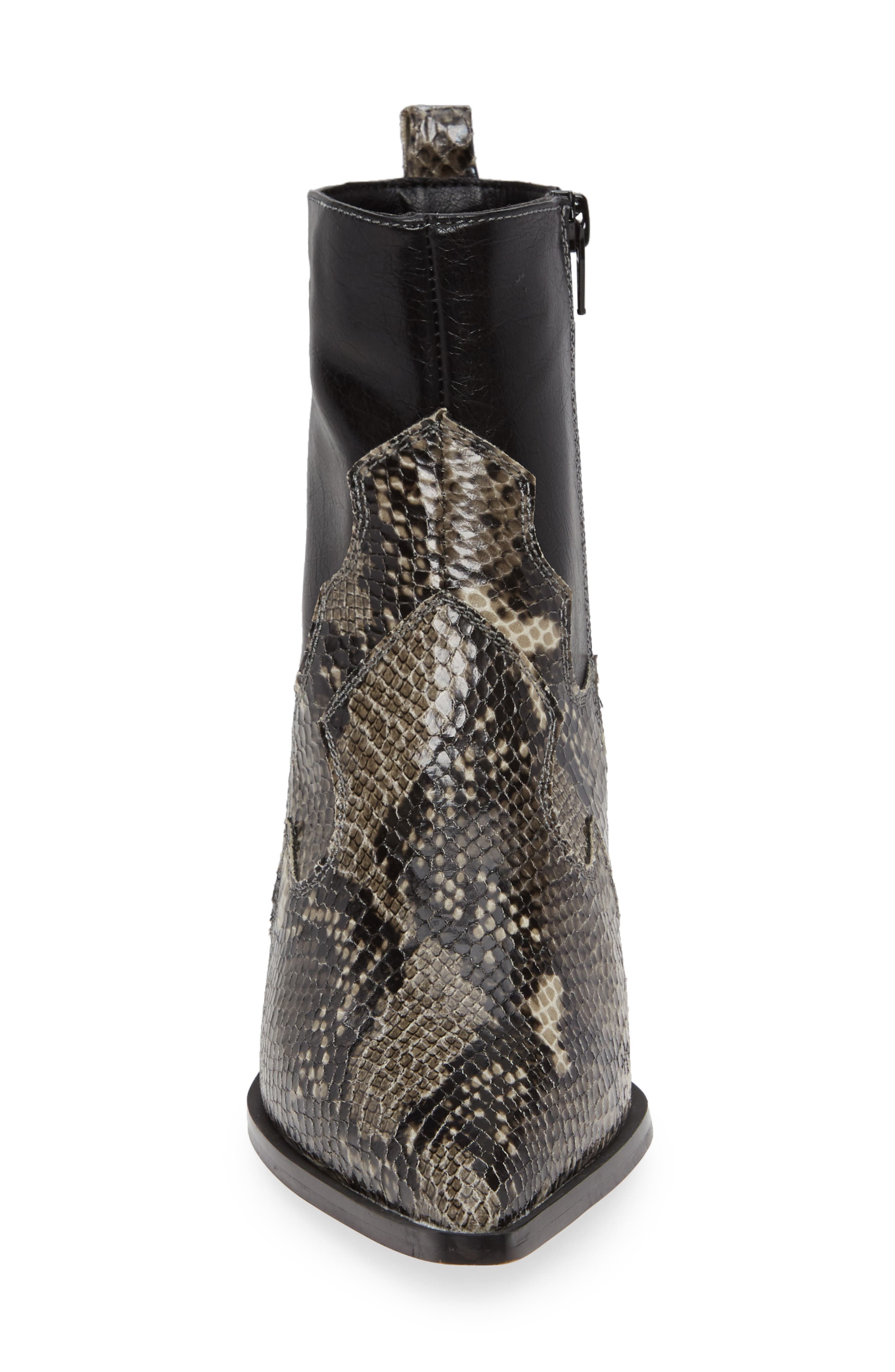 Topshop Bliss Western Boot, Alternate, color, 