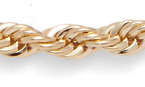Lady Grey Rope Chain Bracelet In Gold