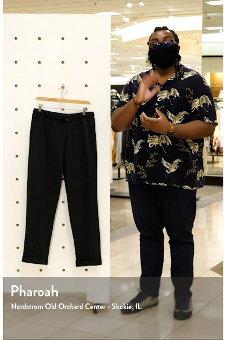 Terry Drawstring Pants video