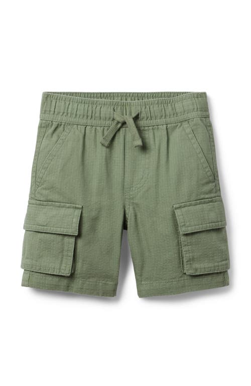 Janie And Jack The Cargo Pull-on Short In Green