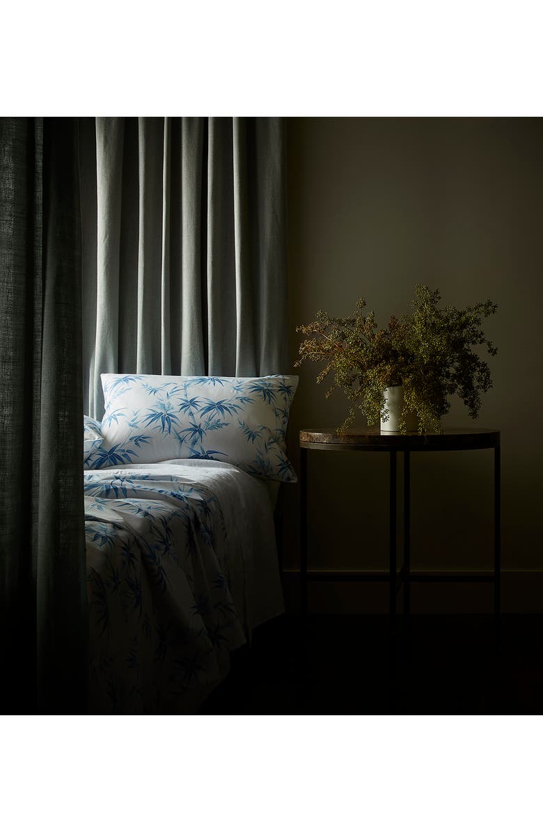 Matouk Dominique Fitted Sheet, Alternate, color, Palm