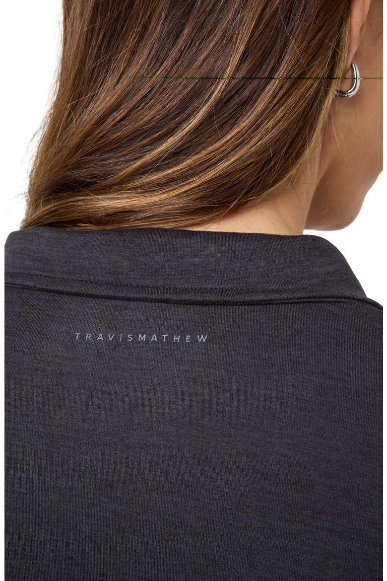 Skyloft Light Performance Quarter Zip Top, Alternate, color, HEATHER BLACK