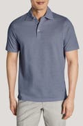 Jack Victor Davis Cotton Blend Piqué Polo