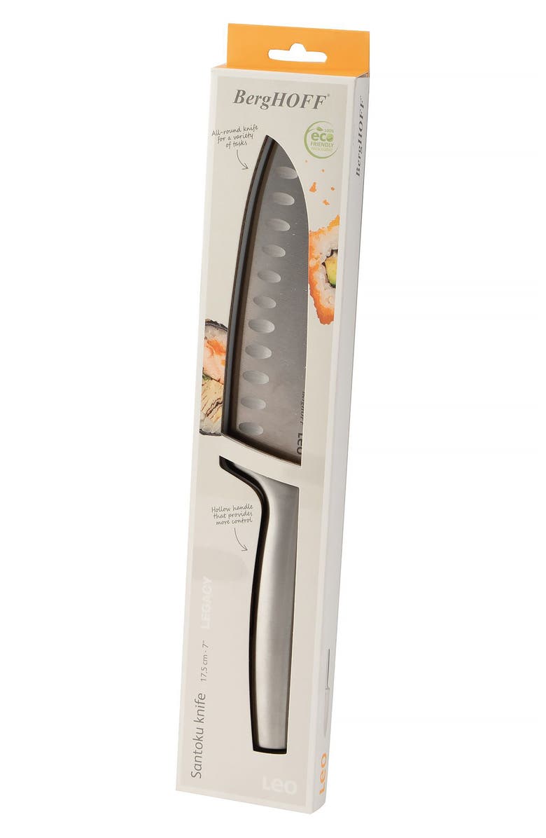 BergHOFF Leo Legacy 7-Inch Santoku Knife, Alternate, color, Silver