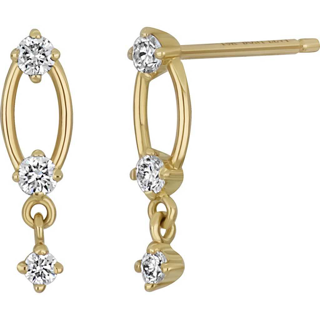 Bony Levy Varda Diamond Drop Earrings In 18k Yellow Gold