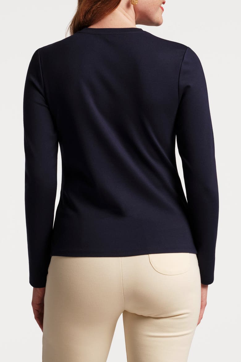 Ballet Top, Alternate, color, Navy