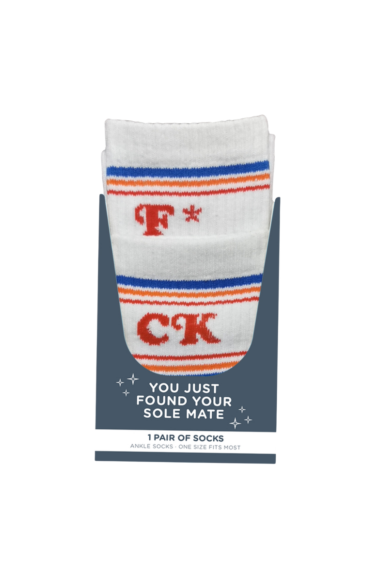 Totalee Gift F(star)/CK Socks Cotton White, Alternate, color, White