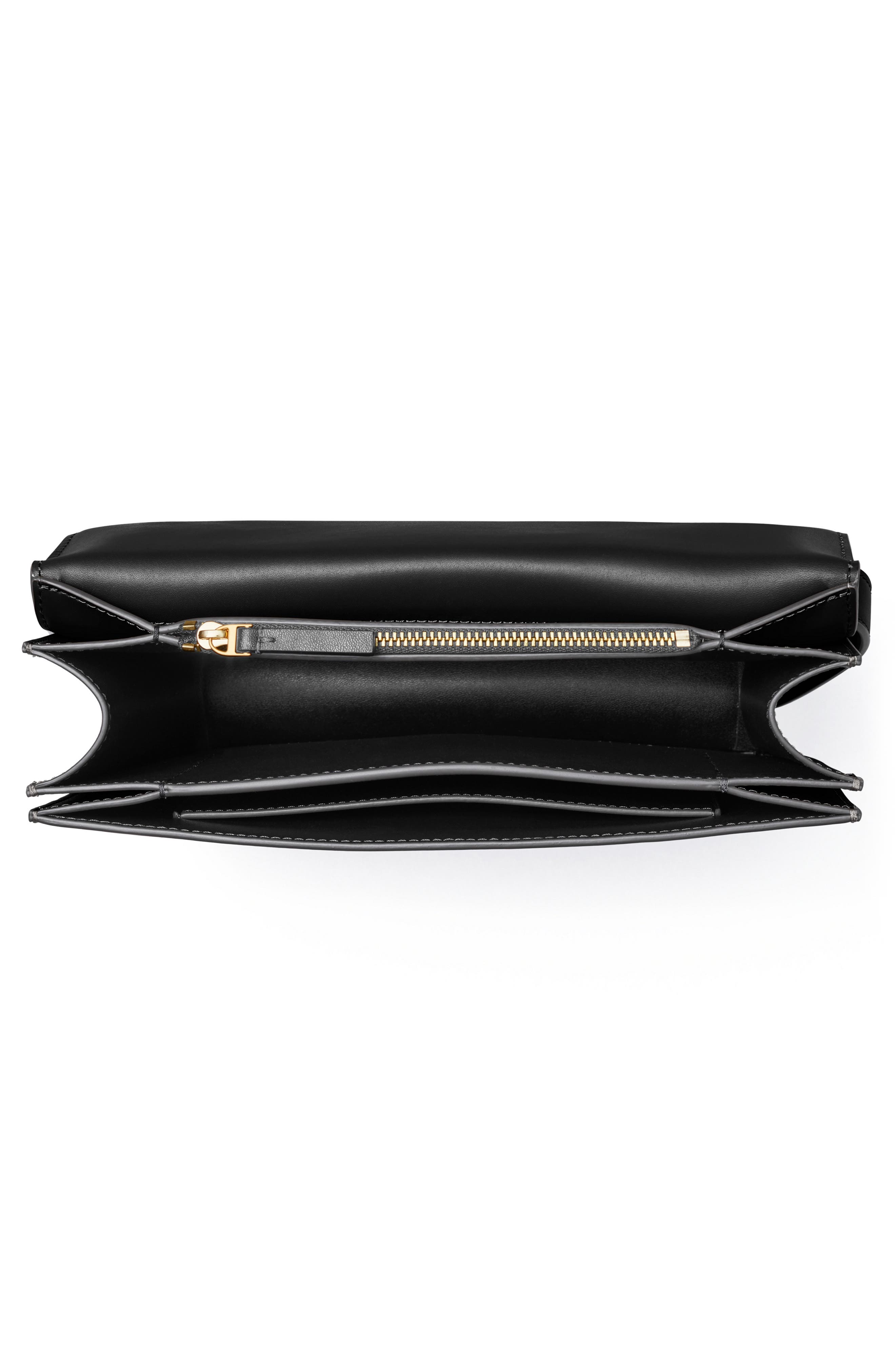 Tory Burch Eleanor Leather Shoulder Bag, Alternate, color, 