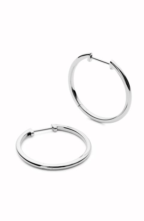 Medium Slim Endless Hoops - Lo Medium