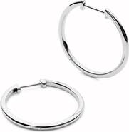 Ana Luisa Medium Slim Endless Hoops - Lo Medium