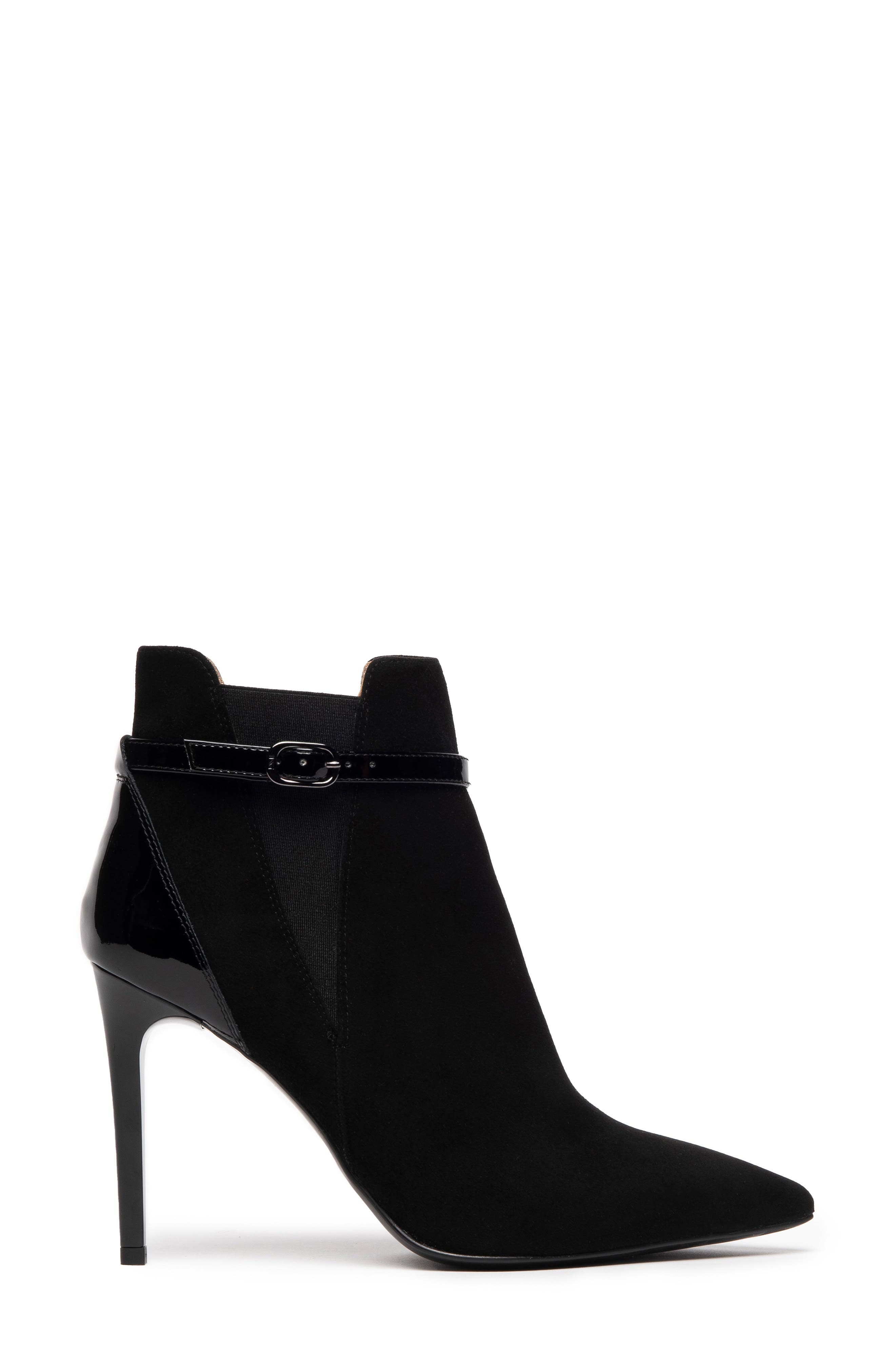 NeroGiardini Pointed Toe Buckle Bootie, Alternate, color, 