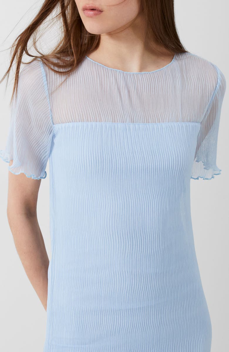 Saskia Sheer Yoke Midi Dress