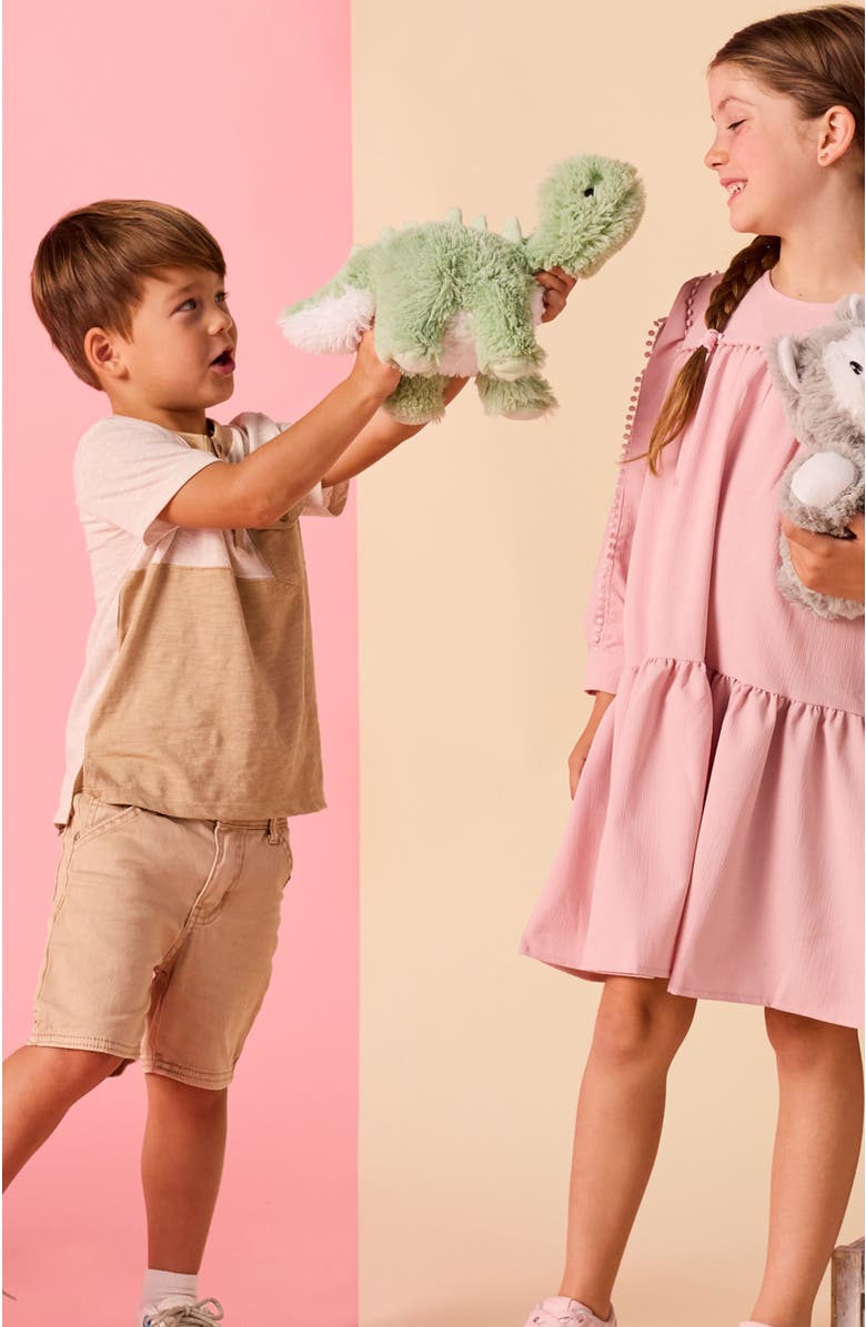 Warmies Long Neck Dinosaur Plush Toy, Alternate, color, Pastel Green