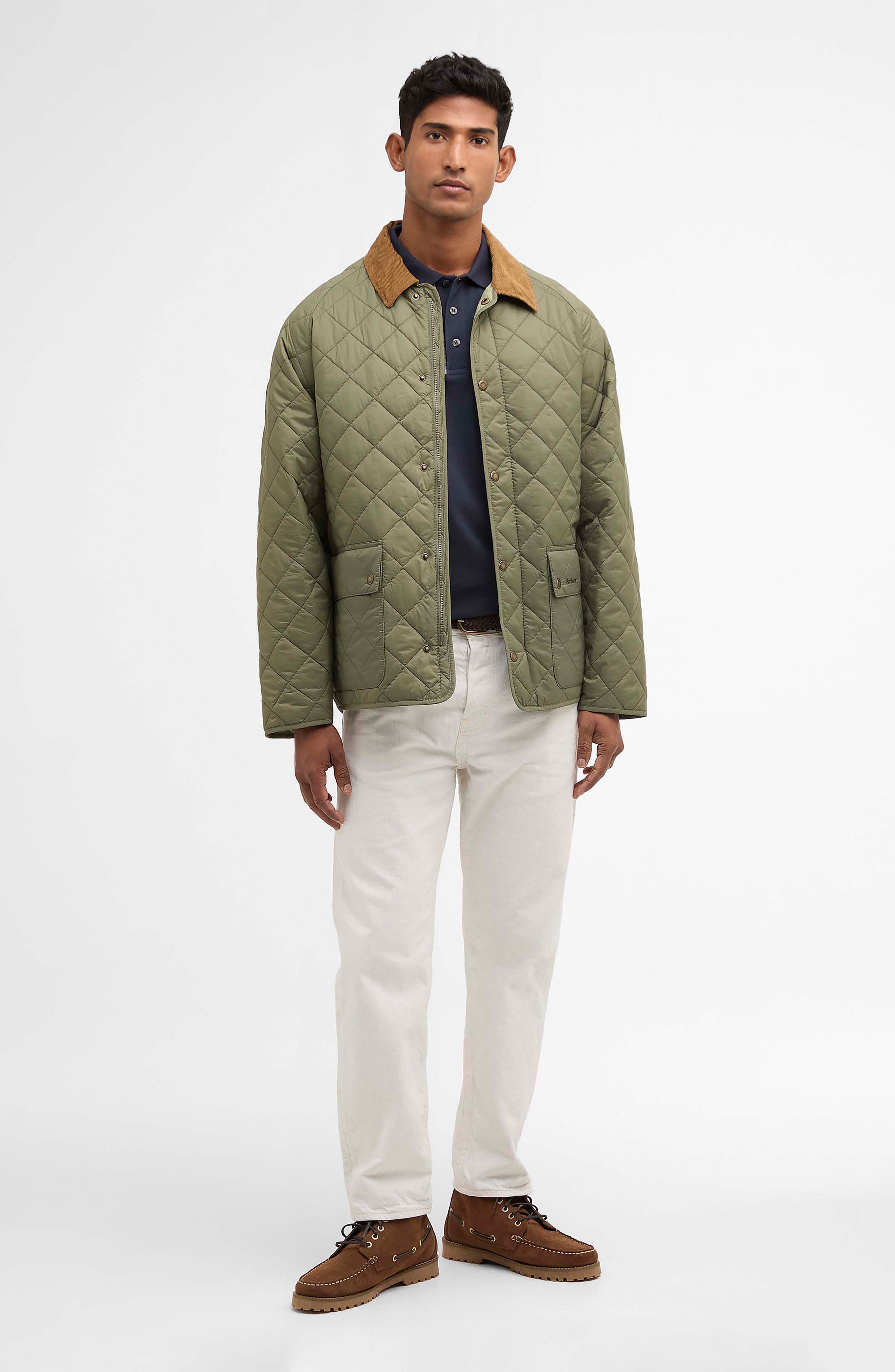 Мужские Barbour City Bedale Diamond Quilted Puffer Jacket — фото 7
