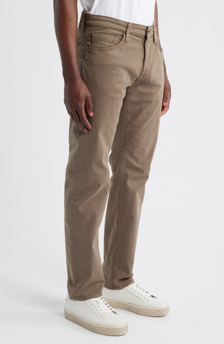 Mavi Jeans Zach Straight Leg Twill Pants, Alternate, color, Moss Twill