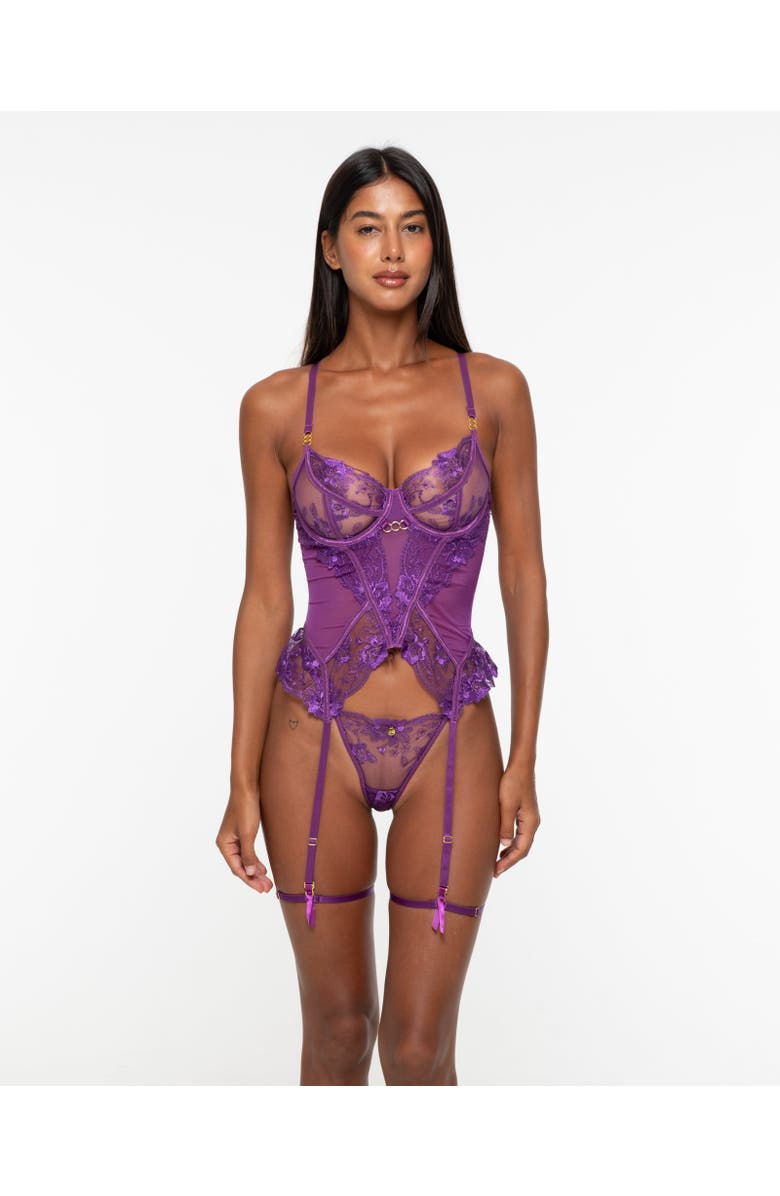 One Empire Beatriz bodysuit, Alternate, color, Purple