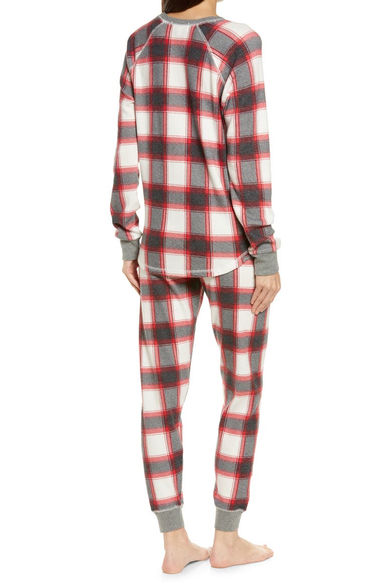 Thermal Pajamas, Alternate, color, RED