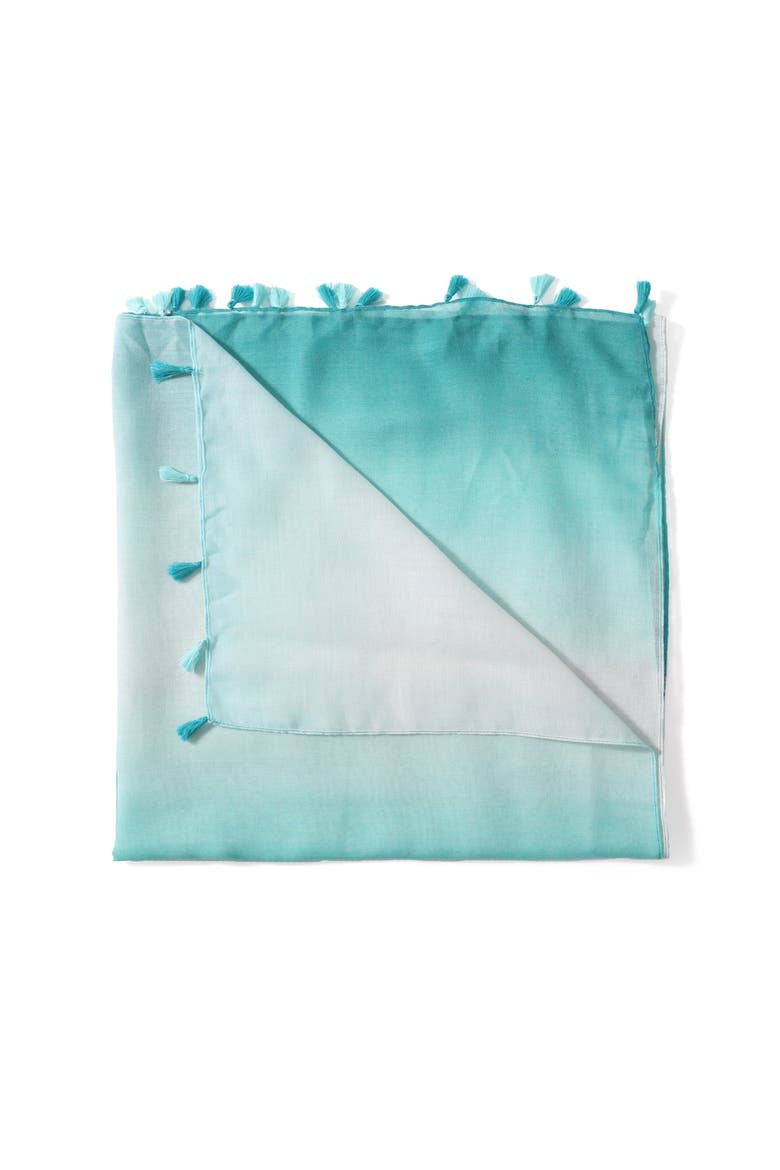 The Ocean Scarf, Alternate, color, Teal