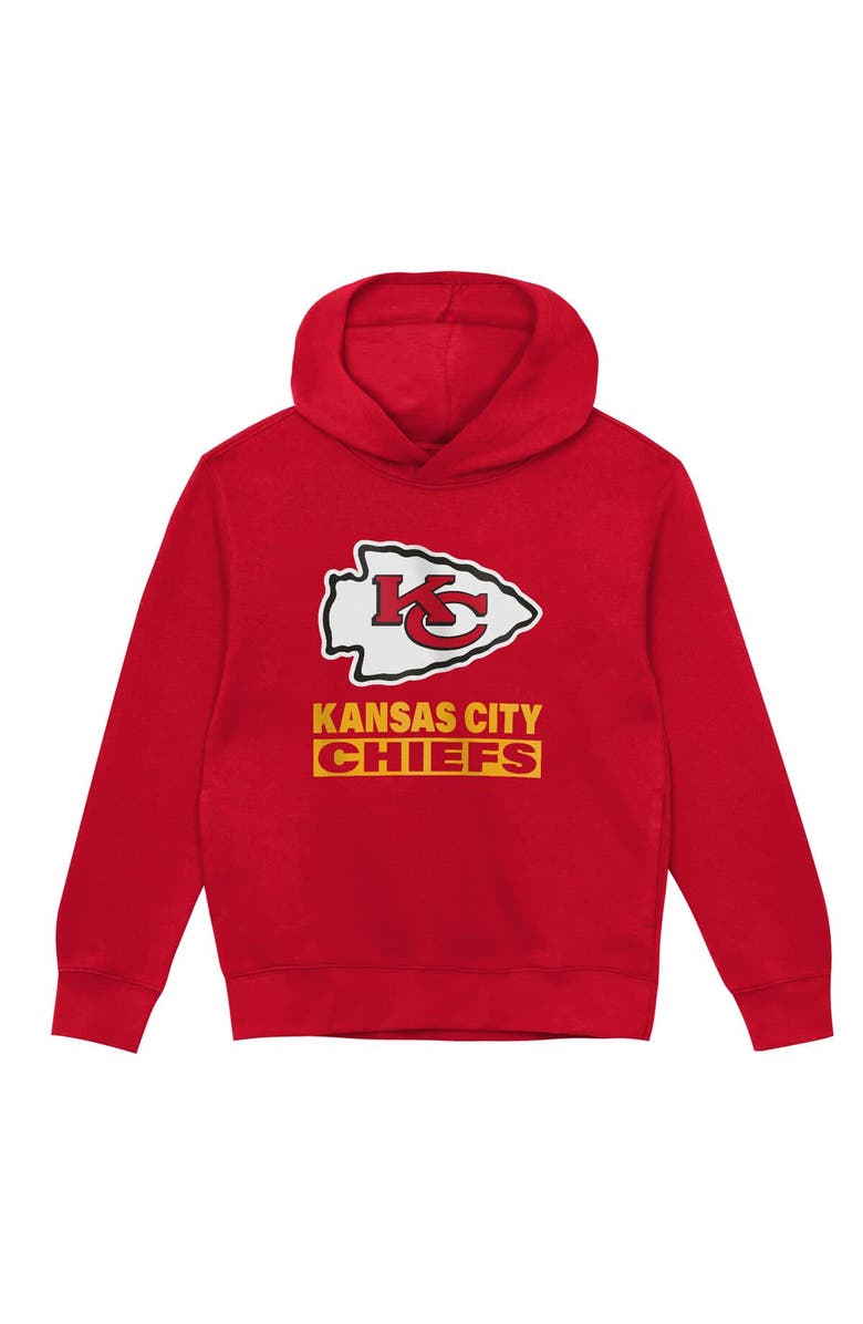 Outerstuff Preschool Outerstuff Red Kansas City Chiefs Back to Basics Hoodie, Alternate, color, Red