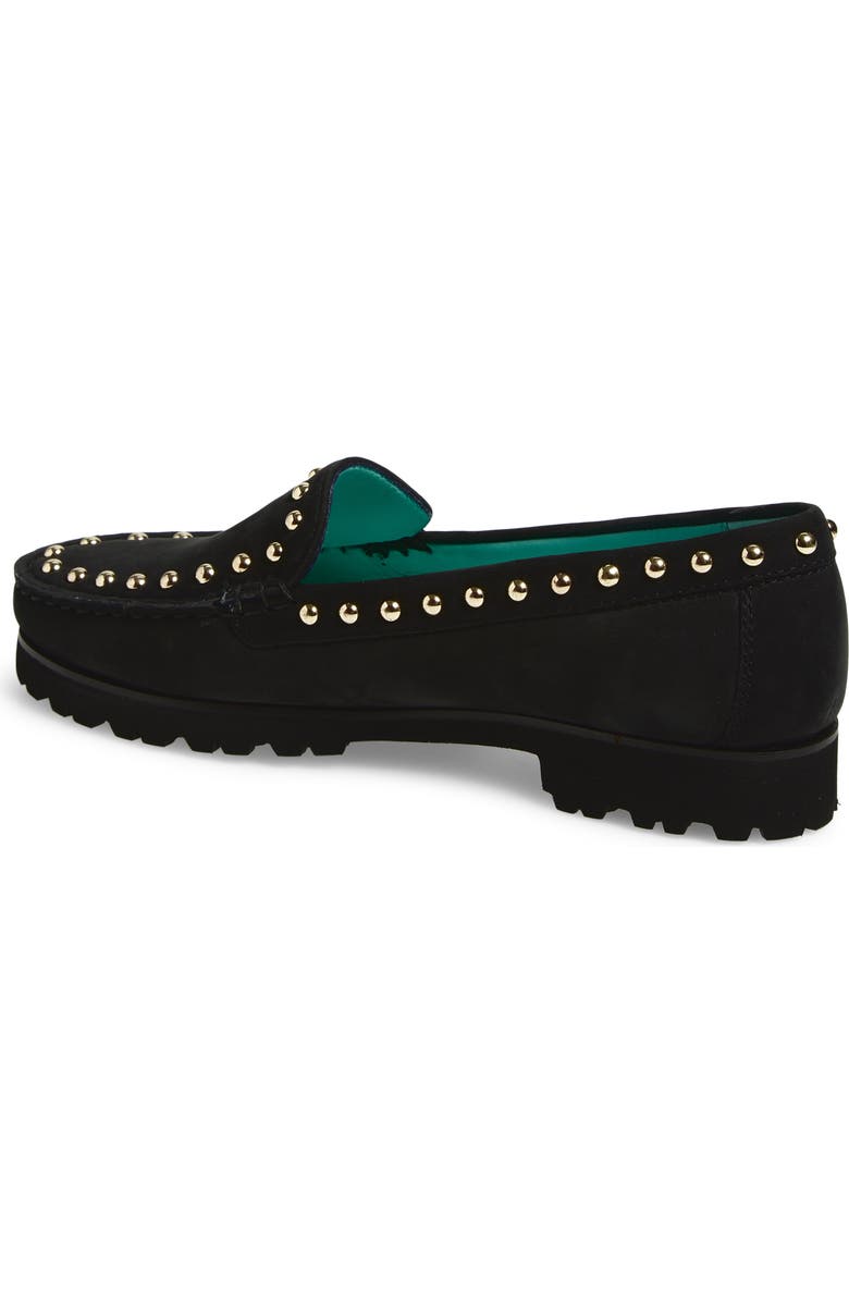 Robert Zur Diane Stud Loafer, Alternate, color, Black