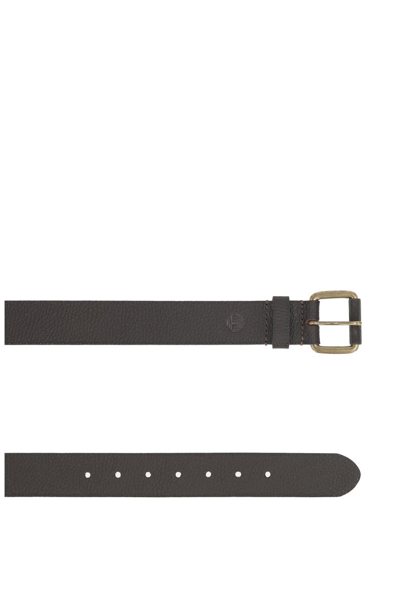 40mm Milled Pull-Up Belt, Alternate, color, DARK BROWN
