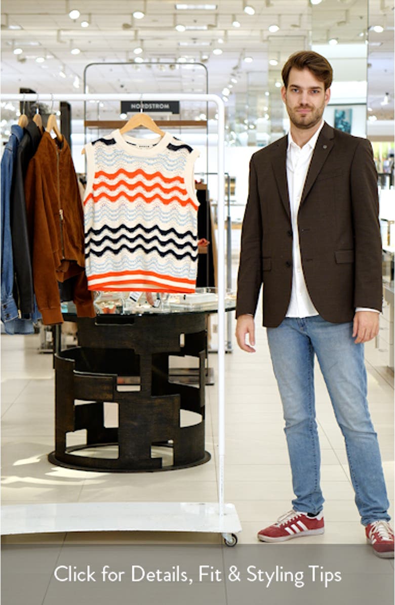 Wave Cotton Sweater Vest, sales video thumbnail