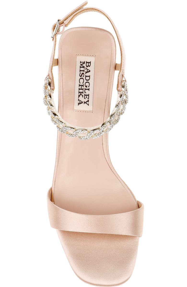 Badgley Mischka Collection Kaelyn Wedge Sandal, Alternate, color, Soft Blush