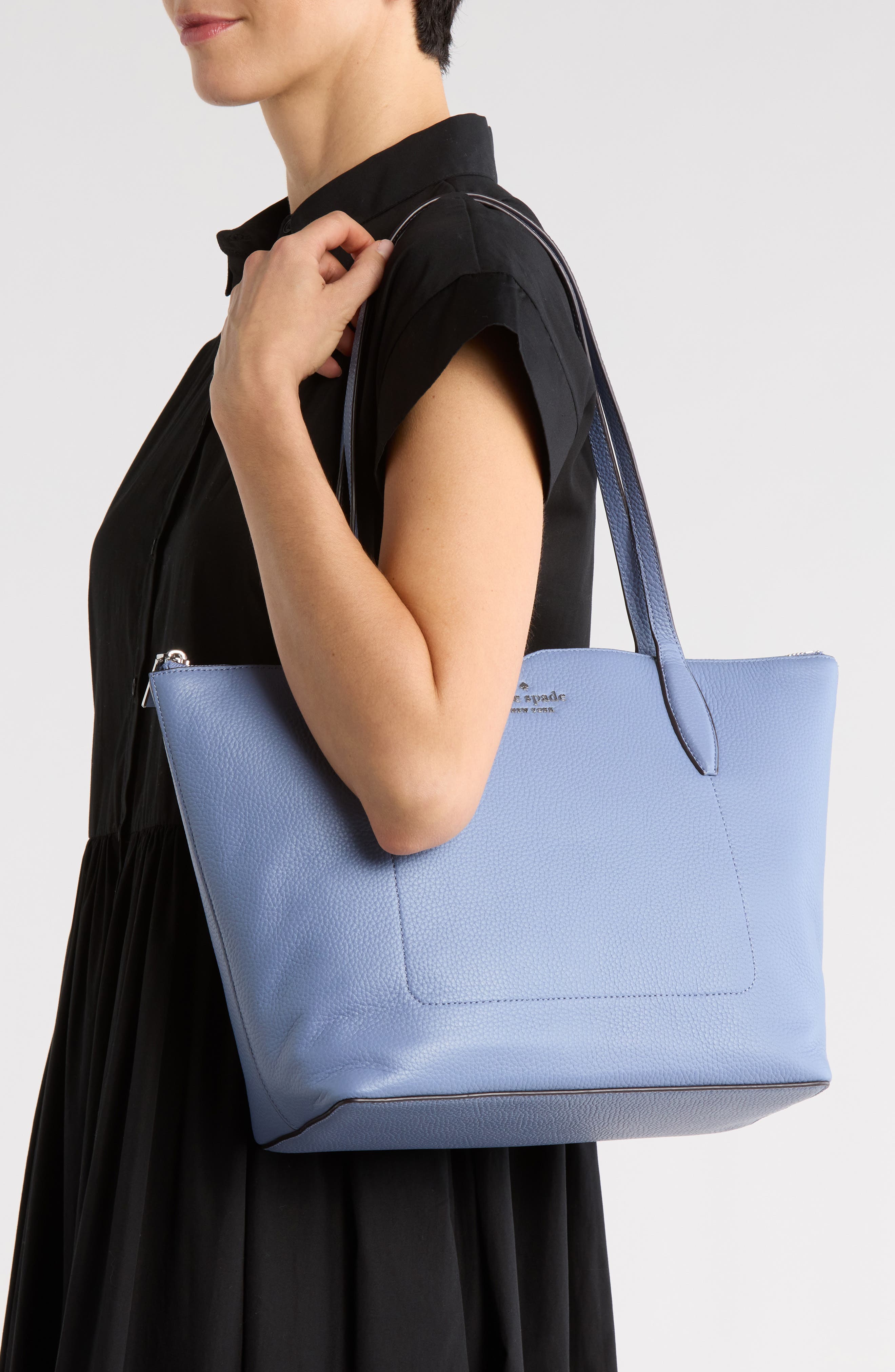 Kate Spade New York harlow tote bag, Alternate, color, Thunderstorm