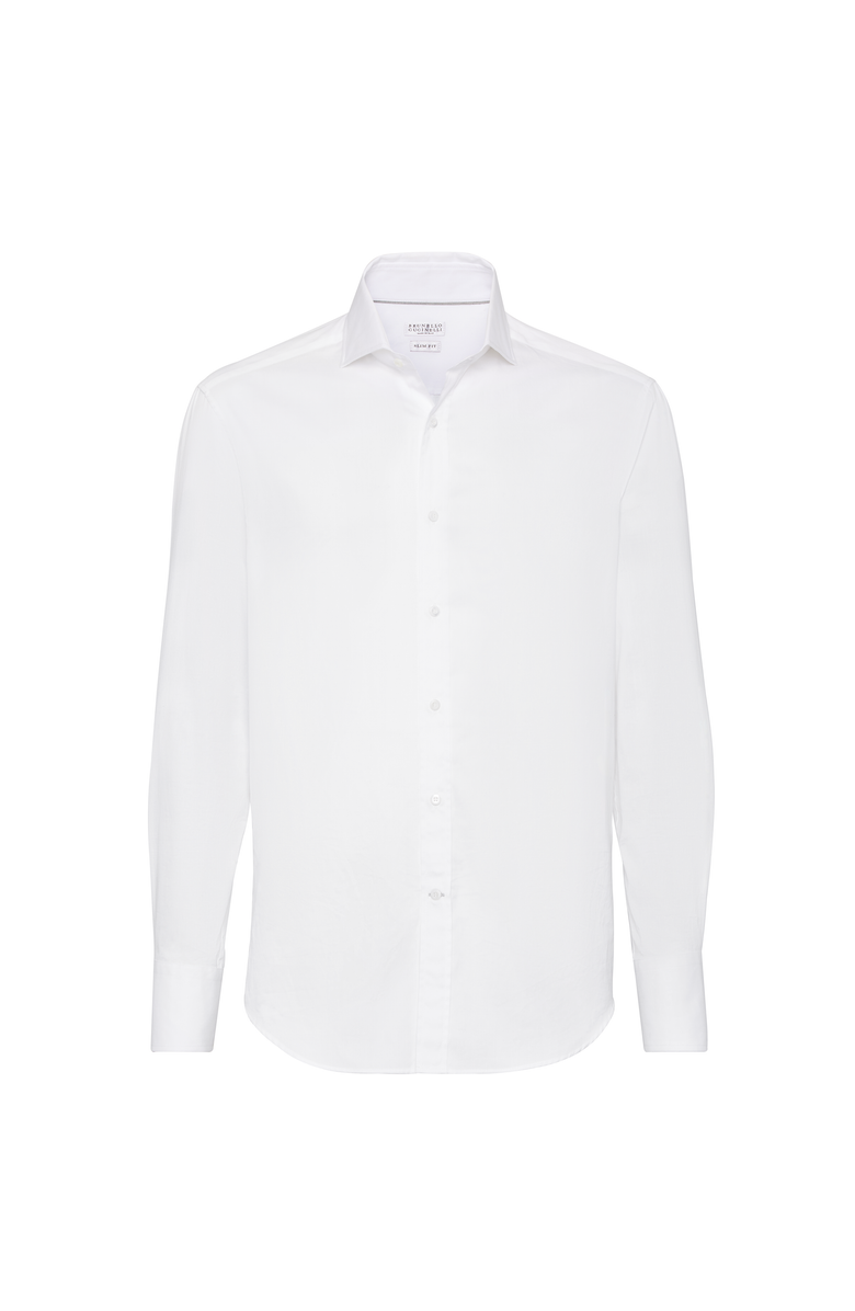 Brunello Cucinelli Twill shirt, Main, color, White
