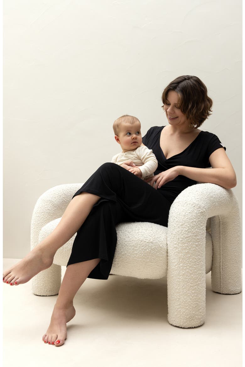 Maternity pants 7/8th Origin, Alternate, color, BLACK