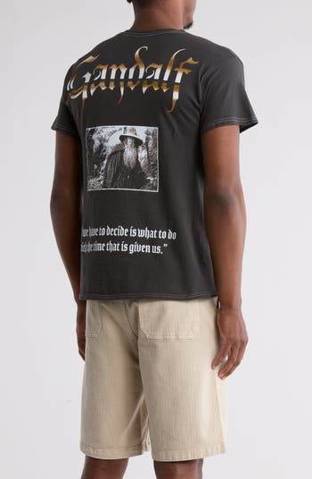 Gandalf Cotton Graphic T-Shirt