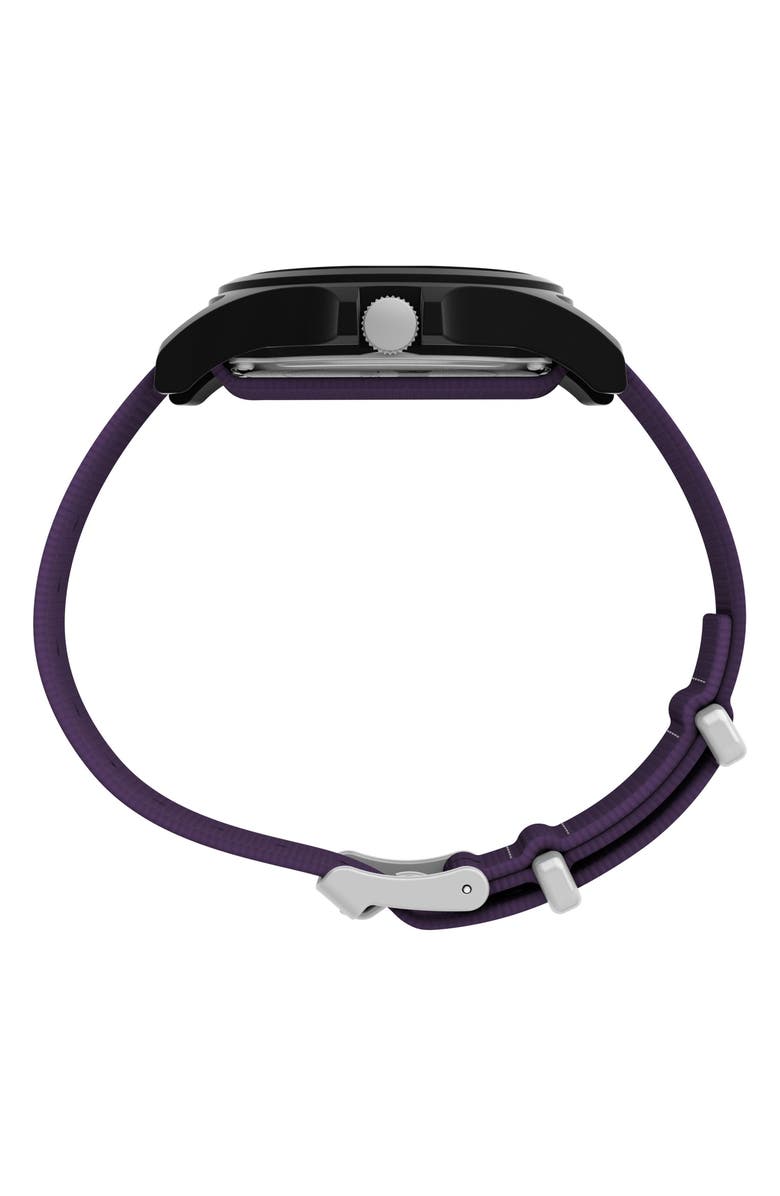 Timex<sup>®</sup> x Fortnite<sup>®</sup> Acadia NATO Strap Watch, 40mm, Alternate, color, Purple