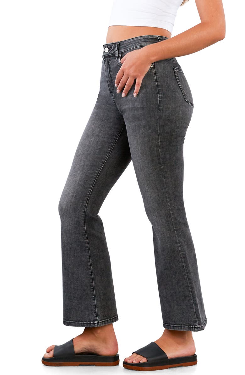 HINT OF BLU Perfect Flare Jeans, Alternate, color, Soft Grey