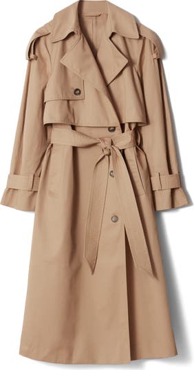 【2plan】Legend Story Trench Coat & Other Stories Belted Cotton Trench Coat | Nordstrom