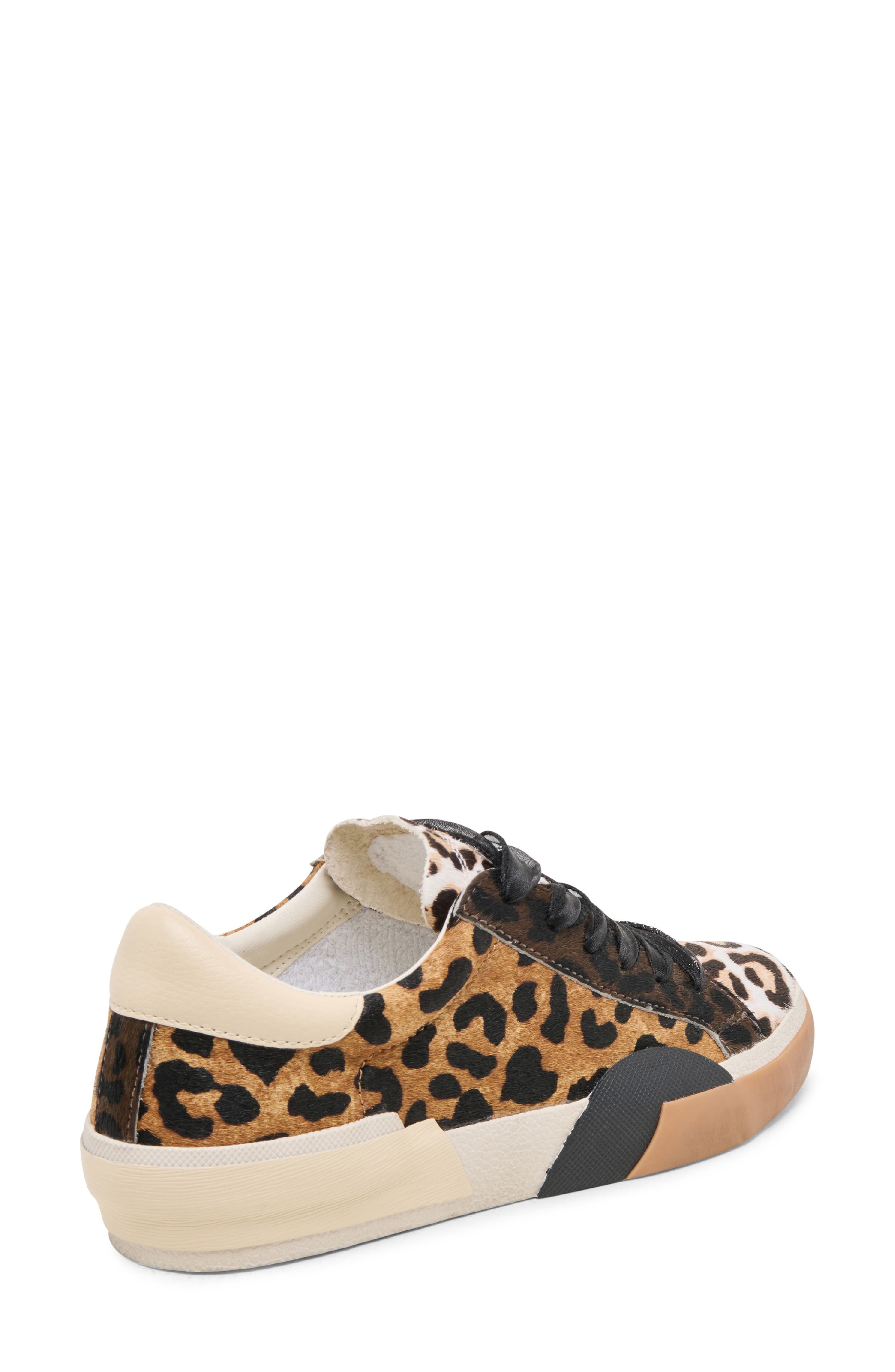 Zina Sneaker, Alternate, color, TAN MULTI CALF HAIR