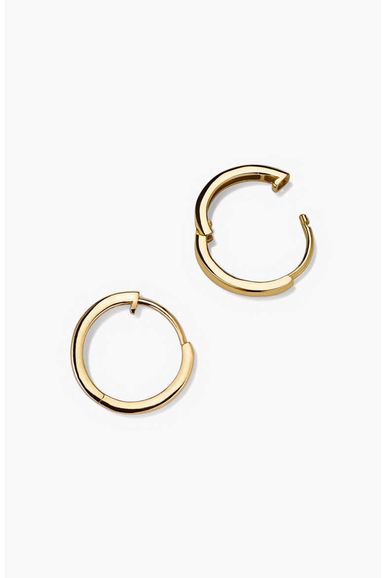 Easy Huggie Hoop Earrings, Alternate, color, 10k Yellow Gold