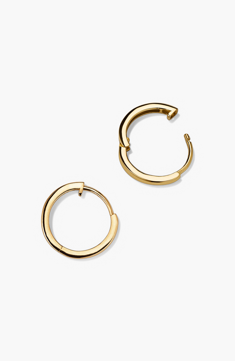 MEJURI Easy Huggie Hoop Earrings, Alternate, color, 10K Yellow Gold