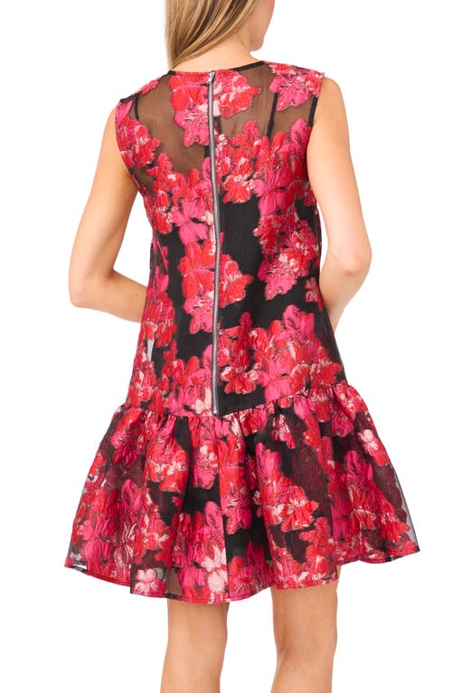 Ted Baker Chloe Floral Brocade Minidress In Pink