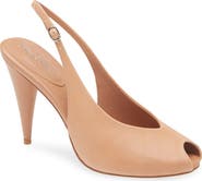 Jeffrey Campbell Snoah Slingback Peep Toe Pump