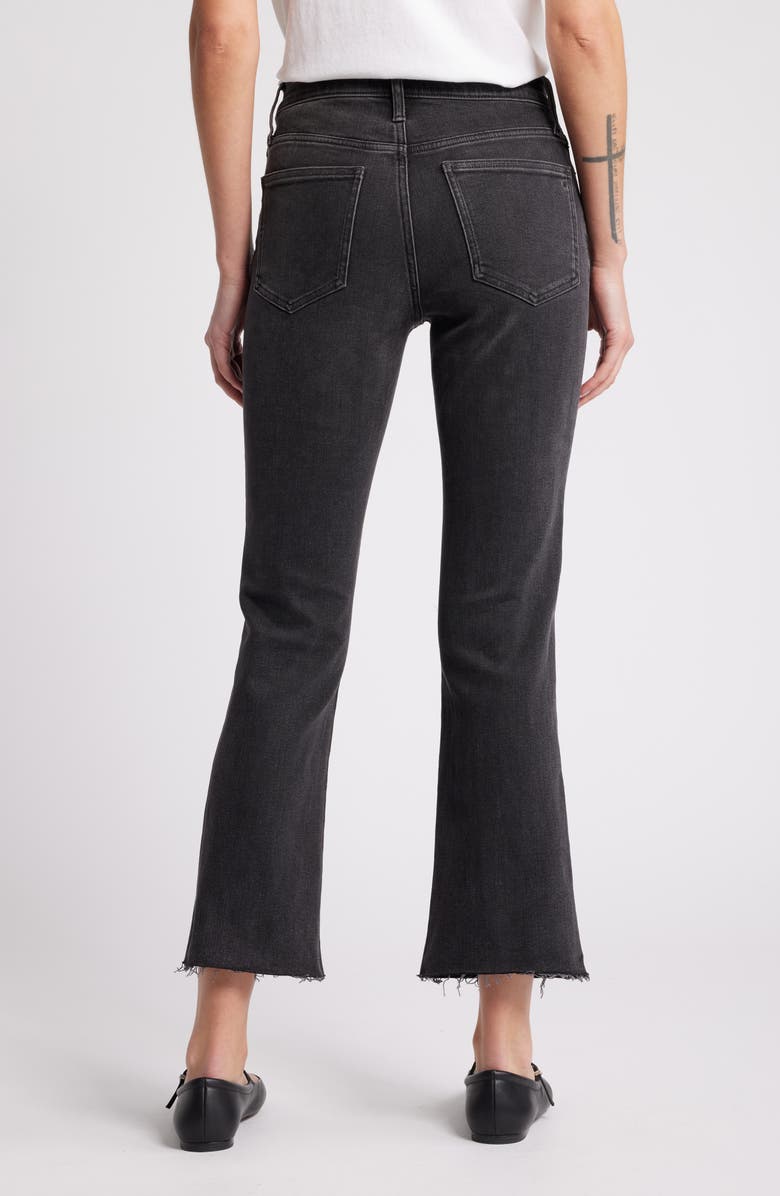 Madewell Kick Out Raw Hem Crop Jeans, Alternate, color, Armand Wash