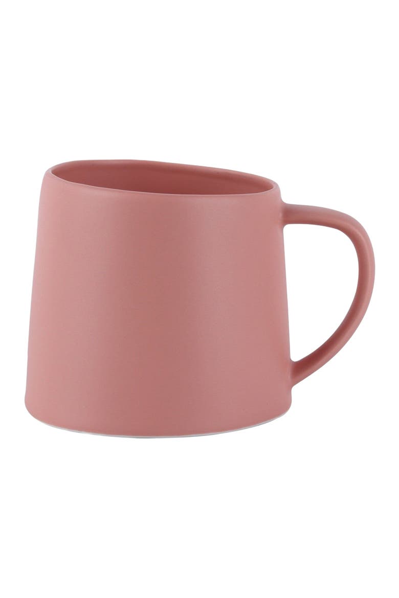Delilah Porcelain 6-Piece Mug Set, Main, color, Terracotta
