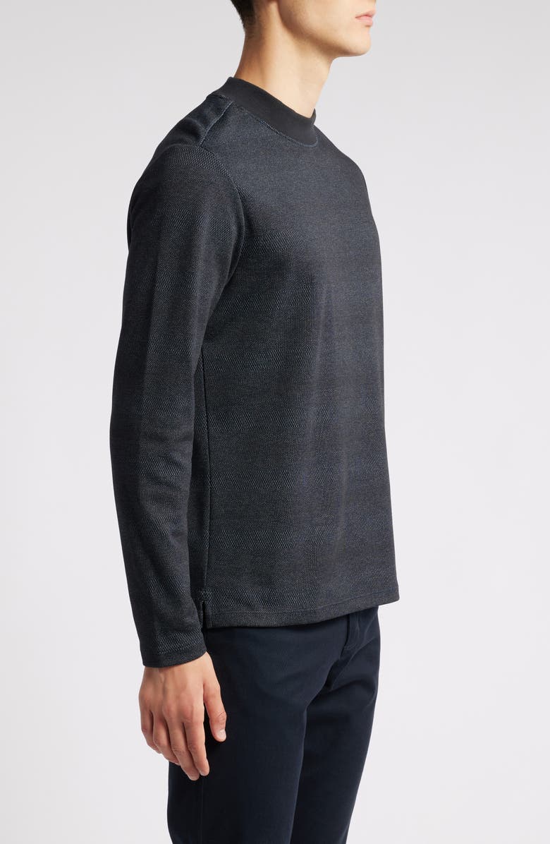 Robert Barakett Walcove Stripe Crewneck Sweatshirt, Alternate, color, Navy