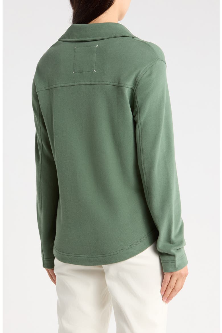 Marina Del Mar Shirt Jacket, Alternate, color, DK JADE
