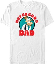 Phineas and Ferb Men's Phineas and Ferb Not So Bad A Dad Graphic T-Shirt
