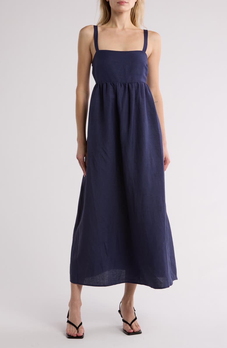 L'AGENCE Jeessamy Empire Waist Dress, Main, color, 