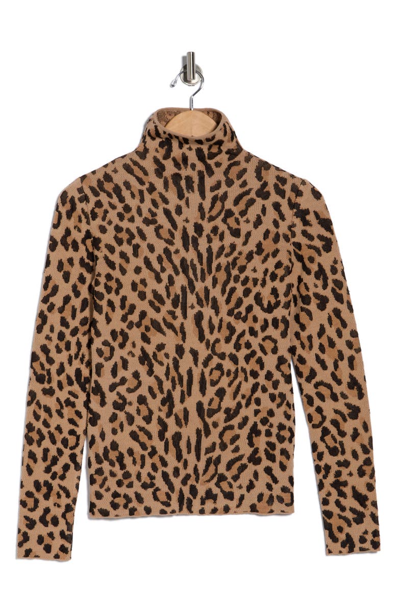 Longchamp Sweater Top, Main, color, Black/ Camel