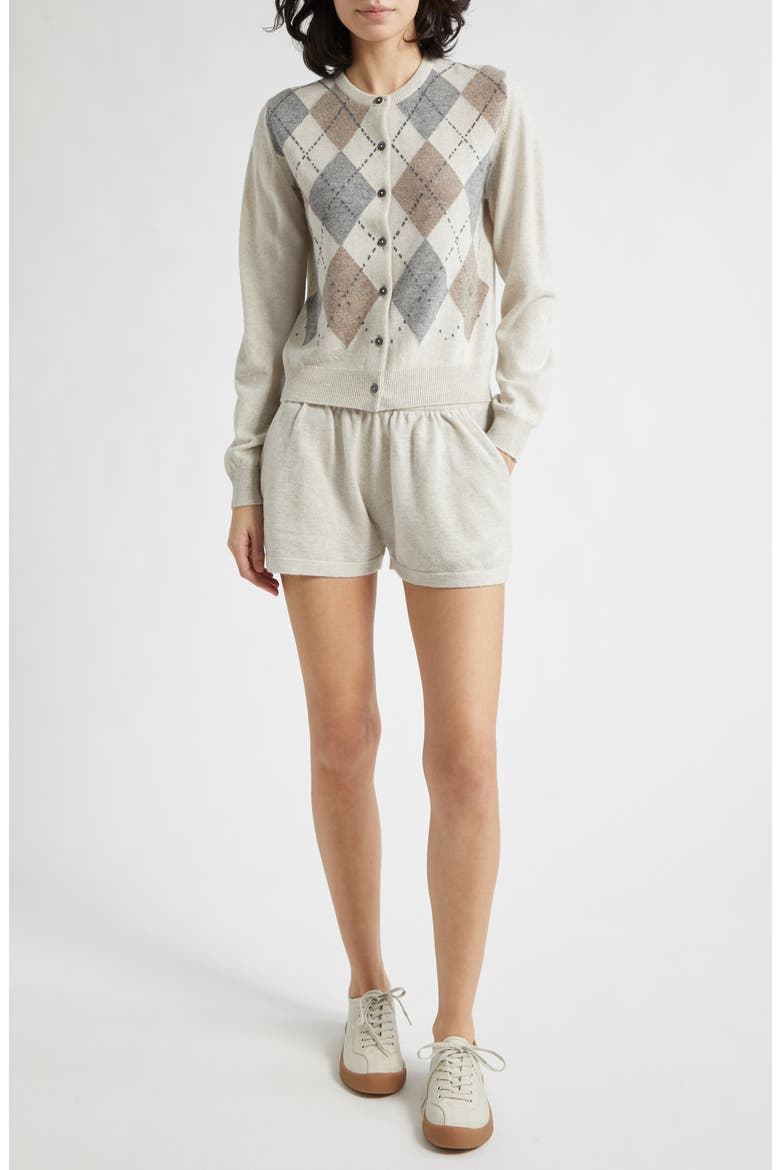 Cove Cashmere Lounge Shorts, Alternate, color, LUNAN SAND