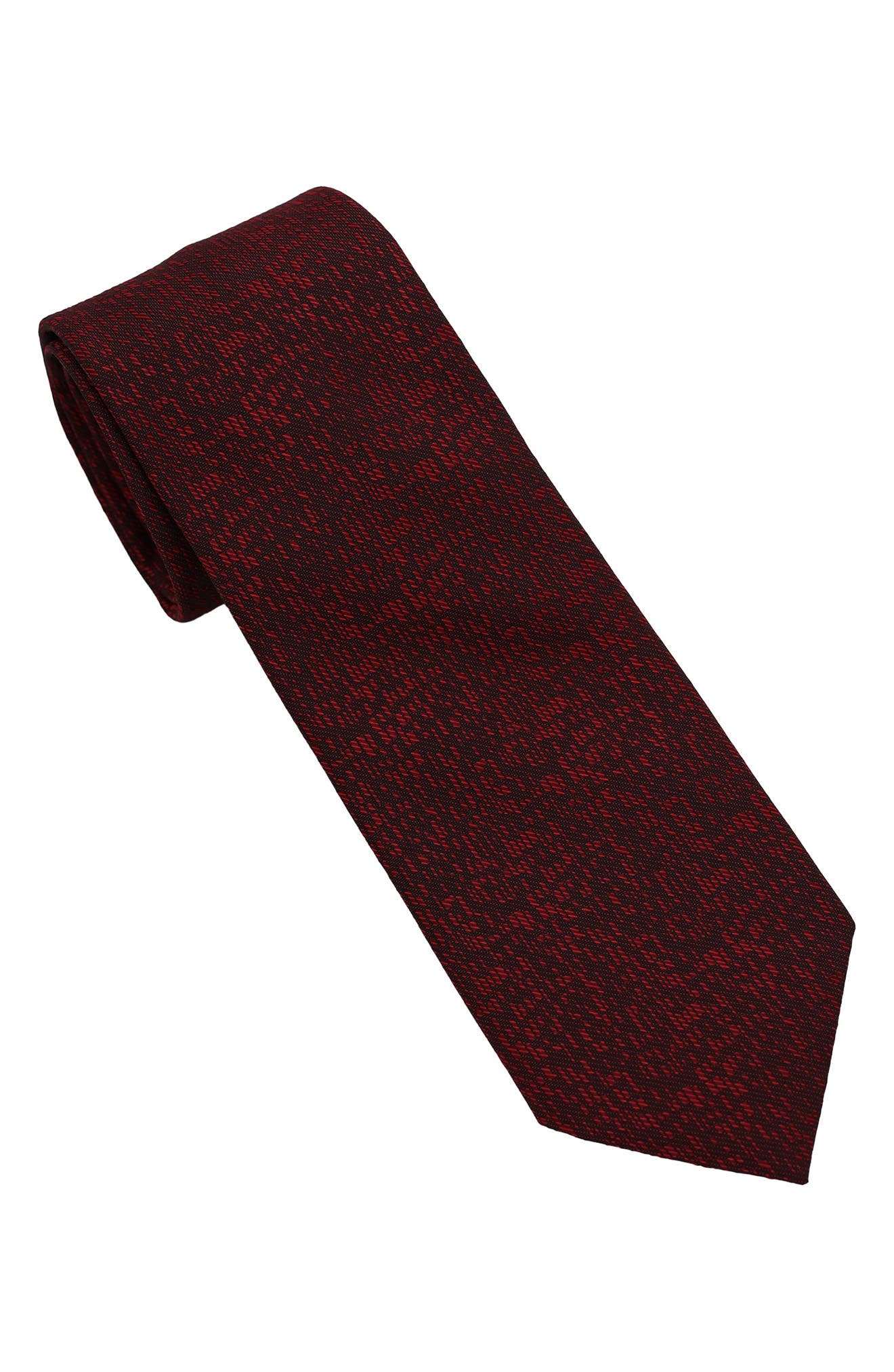BLACK/ BURGUNDY